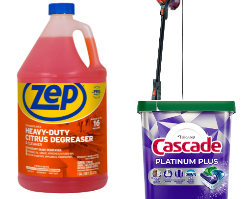 Home Cleaning Products / Gift Basket Ideas for rentals cover photo collage