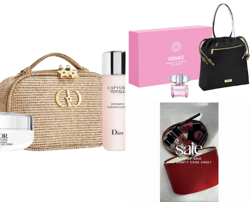 Luxury products with gifts 🤩 cover photo collage