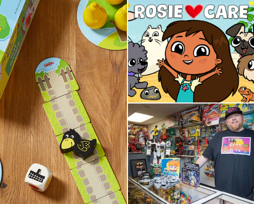 Toys for kids that spark imaginative play. cover photo collage