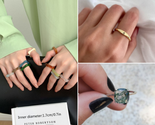 Rings I'd Never Take Off cover photo collage