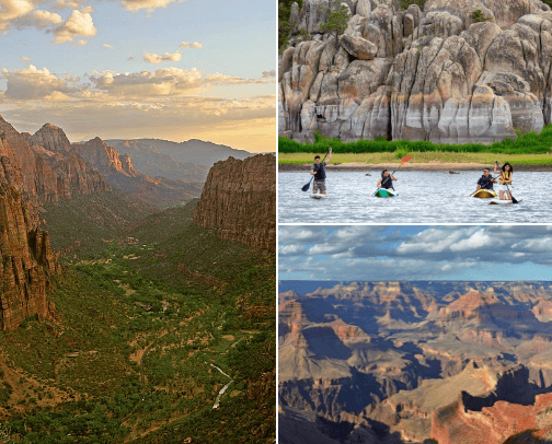 Places to Visit in the US for Nature Lovers cover photo collage