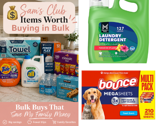 🛒 Sam's Club Purchases I Buy Every Month cover photo collage
