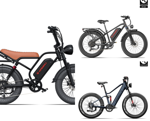 Kingbull e-bikes by use: fat-tire, full-suspension, folding, commuter and cargo cover photo collage