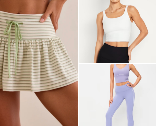 Active wear cover photo collage