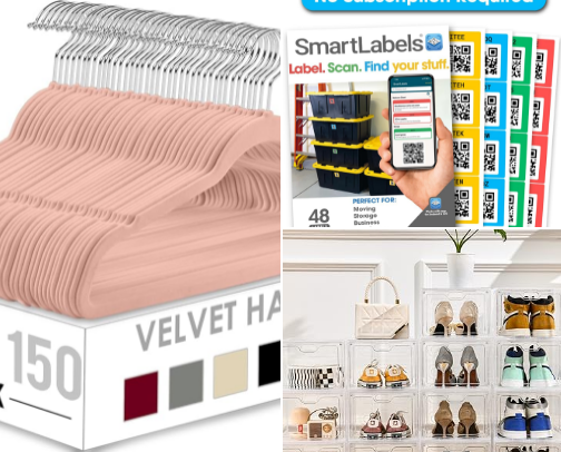 Seasonal Small Closet Refresh — Space-Saving Tools & Storage/Organization Solutions cover photo collage