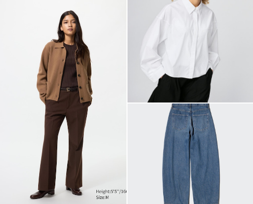 My fav UNIQLO outfit cover photo collage