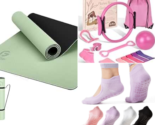 DIY Pilates Studio: Smart Swaps for Expensive Equipment & Memberships(Save $1000s) cover photo collage