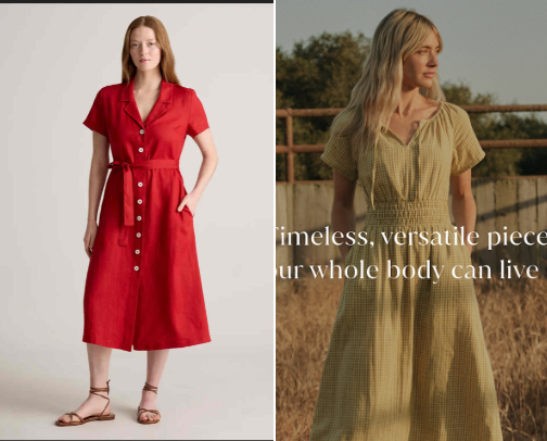 Linen clothing cover photo collage