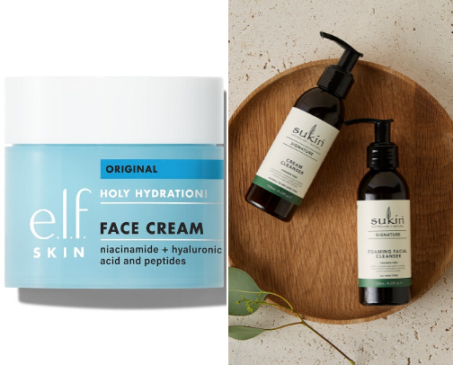 Skincare cover photo collage