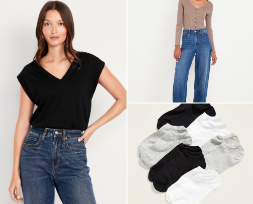 Items I like at Old Navy cover photo collage