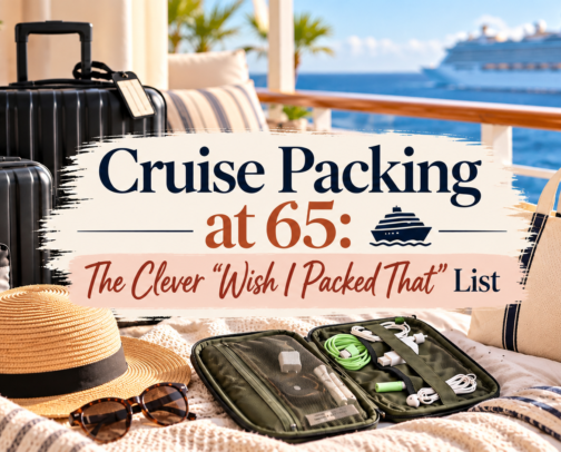 Cruise Packing Essentials at 65: Comfort, Organization & Clever Finds cover photo collage