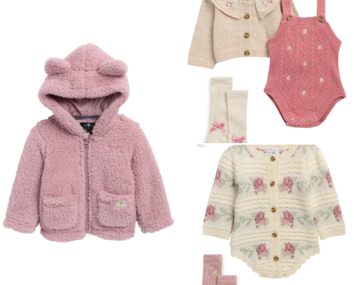 Baby Girl's First Wardrobe Wishlist cover photo collage