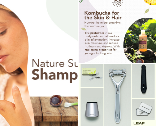 Non-toxic Shower & Hygiene Essentials I Actually Use cover photo collage