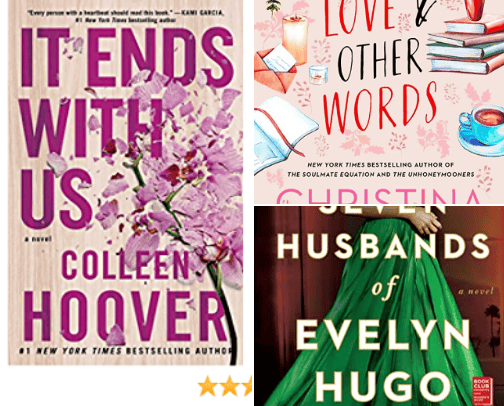romance/drama books cover photo collage