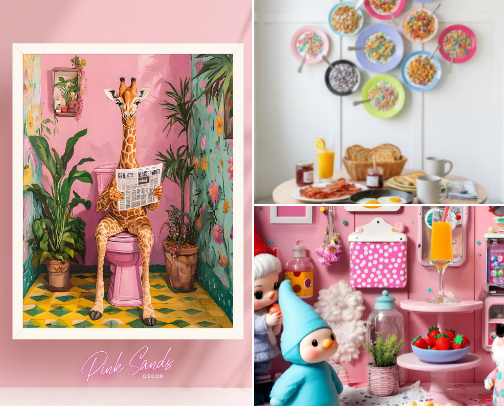 Kitschy Home Decor cover photo collage