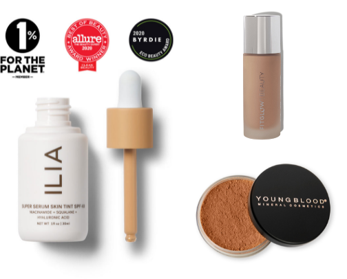 Non-toxic beauty products cover photo collage
