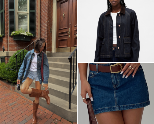 closet favorites 🧥 cover photo collage