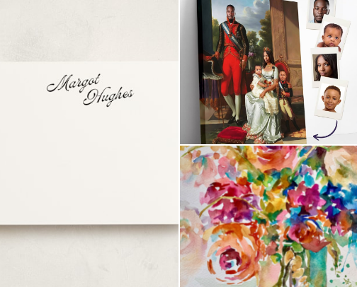 personalised cards, invitations, calendars... cover photo collage