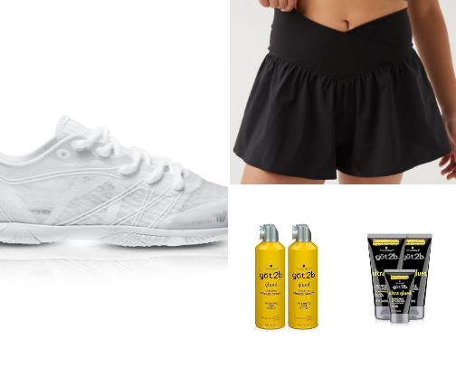 Cheer kit essentials- practice to competition 📣 cover photo collage