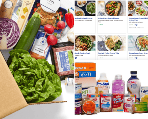 Cooking and Food Delivery cover photo collage