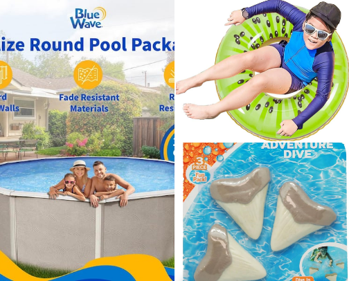 Pool & Outdoor Fun Recs cover photo collage