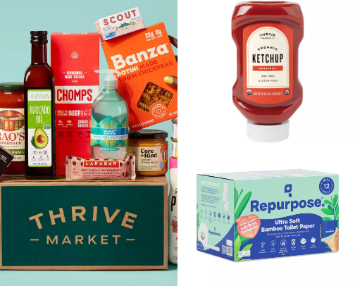 Thrive Market cover photo collage
