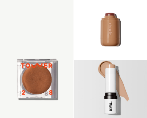 my beauty game changers!! 🩵😋 cover photo collage