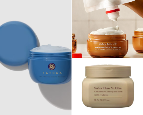 Best body butters and lotions cover photo collage