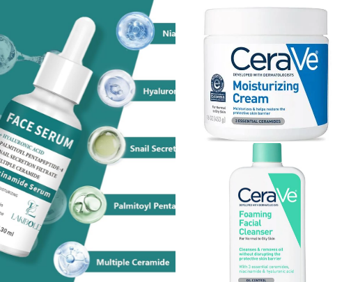 my must have skin care products cover photo collage