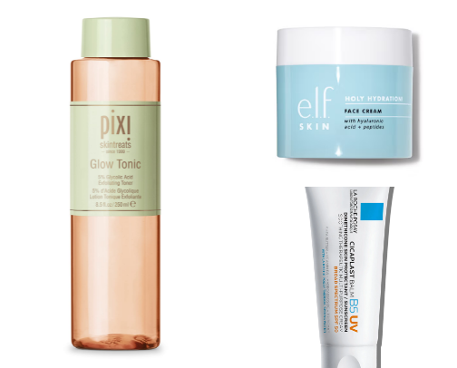 an affordable skincare routine that'll make ur ex beg for u back. cover photo collage