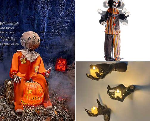Creepy Halloweeny cover photo collage