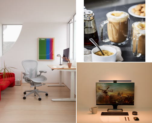 Work From Home Essentials: The Ultimate Remote Setup Guide cover photo collage