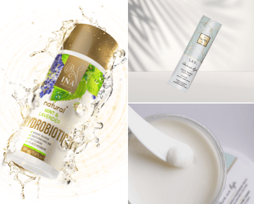 Cosmetics cover photo collage