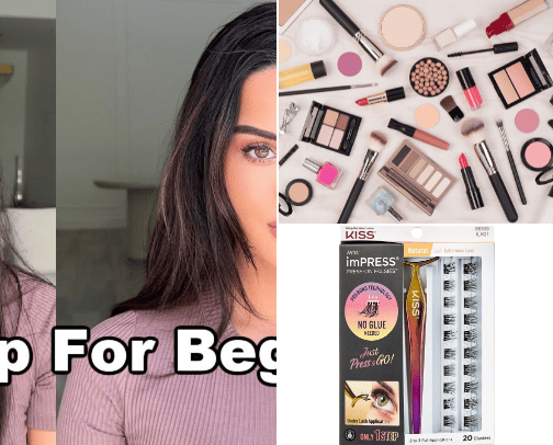 "Everyday Glam: Effortless Makeup Magic" cover photo collage