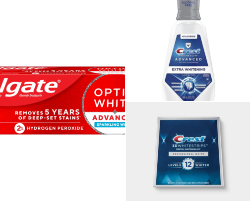 teeth whitening care cover photo collage