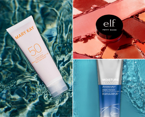 2026 summertime beauty recs  🌺 cover photo collage