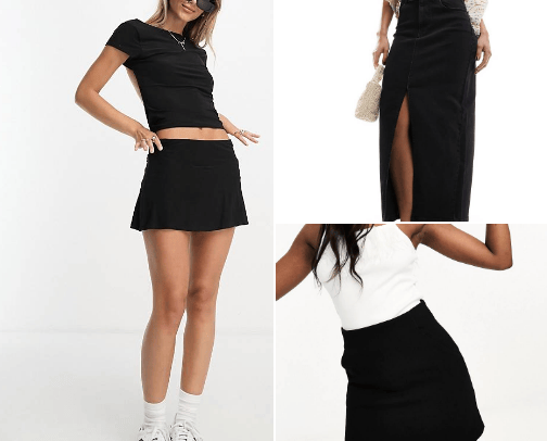 Skirts cover photo collage