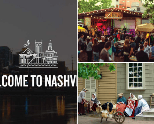 Lets Visit America ! cover photo collage