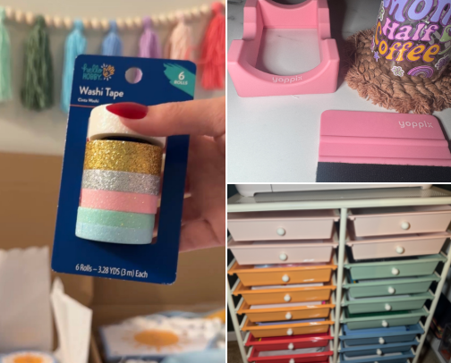 Craft room must haves 🪡🧵🧶 cover photo collage