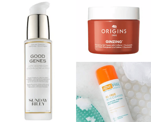 My Super Simple Skin Routine as a 40-Something Year-Old Mom cover photo collage