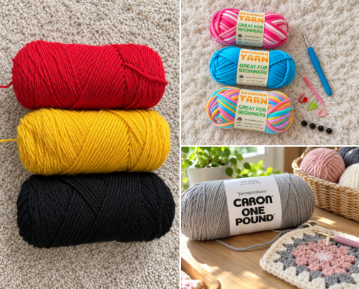 Must-Have Yarn for Crochet Lovers cover photo collage