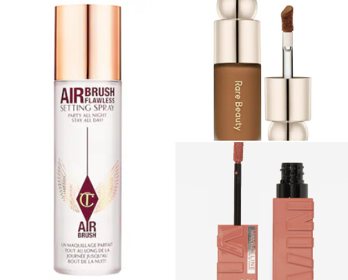 Liquid Makeup Products cover photo collage