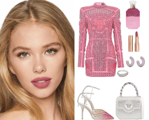 Luxe Barbie Party Outfit cover photo collage