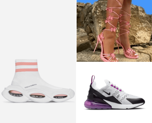 Women's shoes cover photo collage