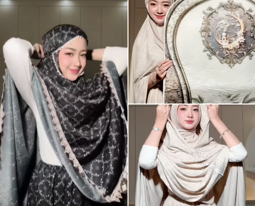 Mukena & Sajadah 🤍🕊️ cover photo collage