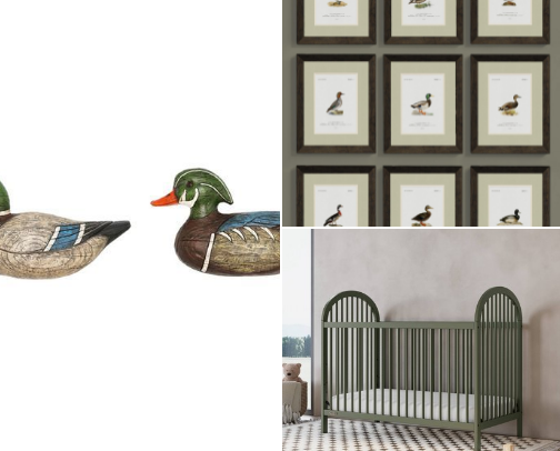 Vintage Duck Nursery cover photo collage