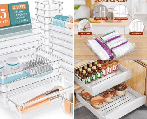 Organizational finds cover photo collage