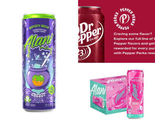Favorite snacks/drinks cover photo collage