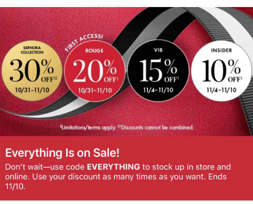 It’s time ! ✨SEPHORA sale is here ! 💄 cover photo collage