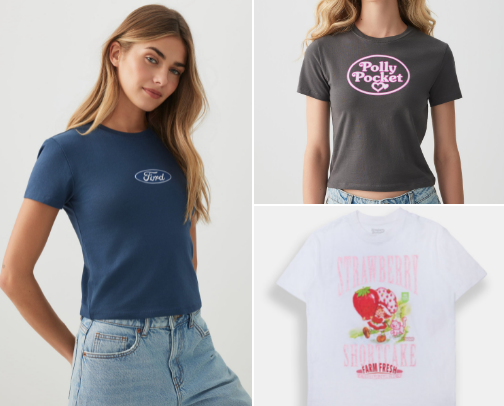Graphic tees cover photo collage